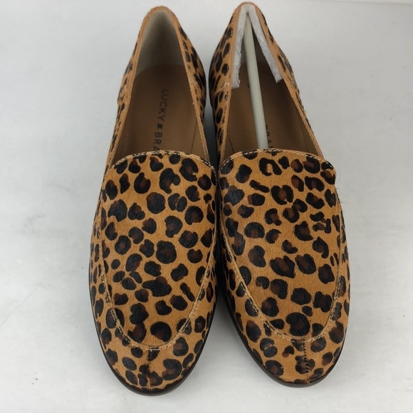 NEW Lucky Brand Camdyn 2 Leopard Slip On Loafer Flats 6.5 - Picture 2 of 10